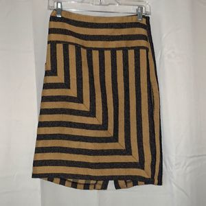 Eva Franco vintage pencil skirt. Brown/black size 4.